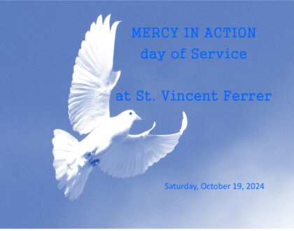 Mercy in Action - October19, 2024. 9am - 12pm