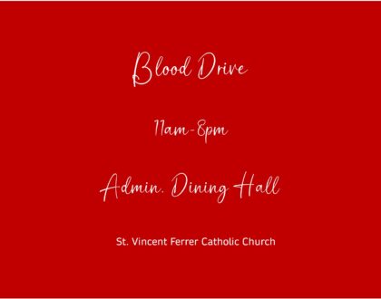 Blood Drive - What You Need to Know About Blood Donation for the Blood Drive October 24, 2024  -1pm -7pm