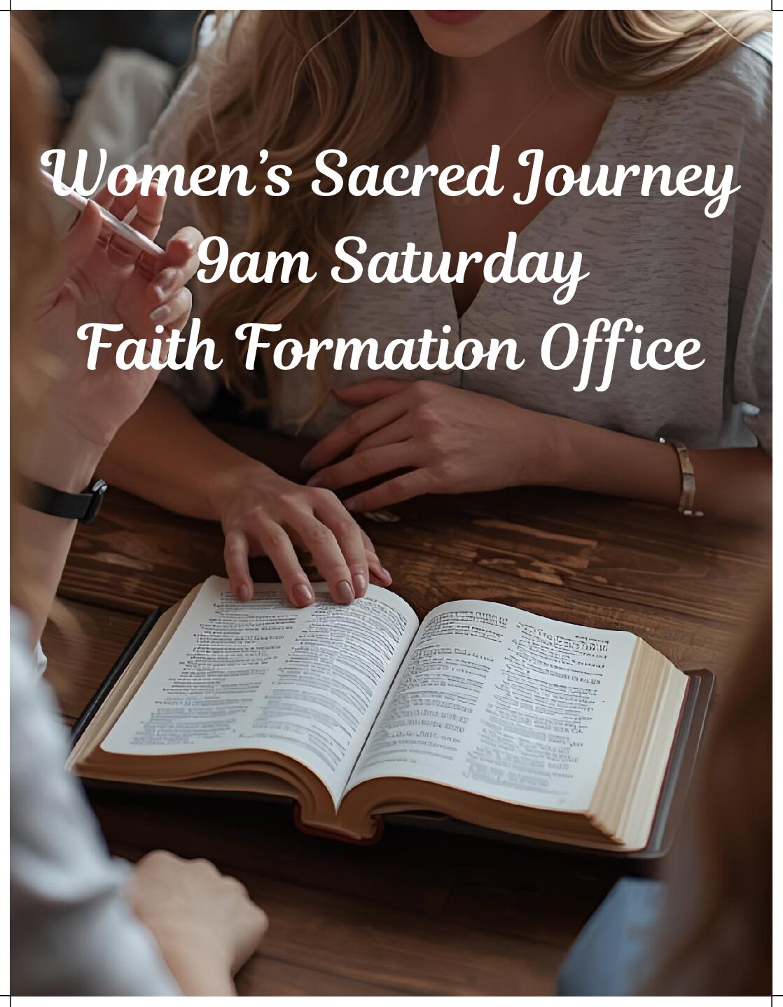 Women's Sacred Journey - Faith Formation Office  - 9am Saturday, March 7, 2026