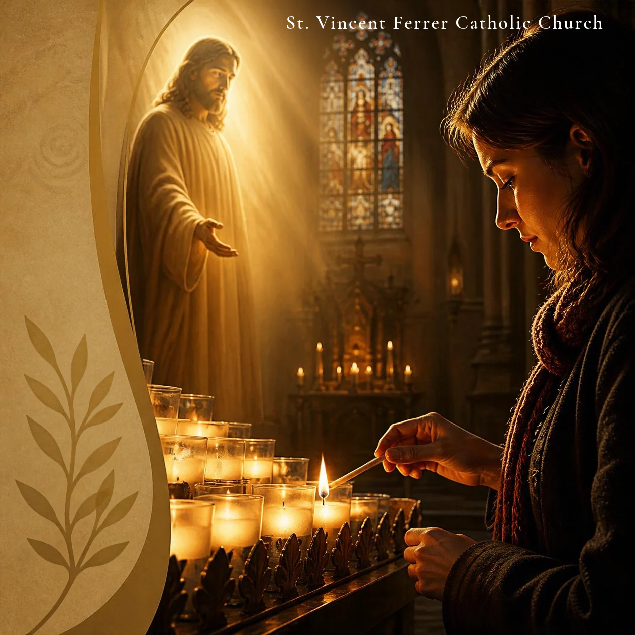 Why do we light candles in church?