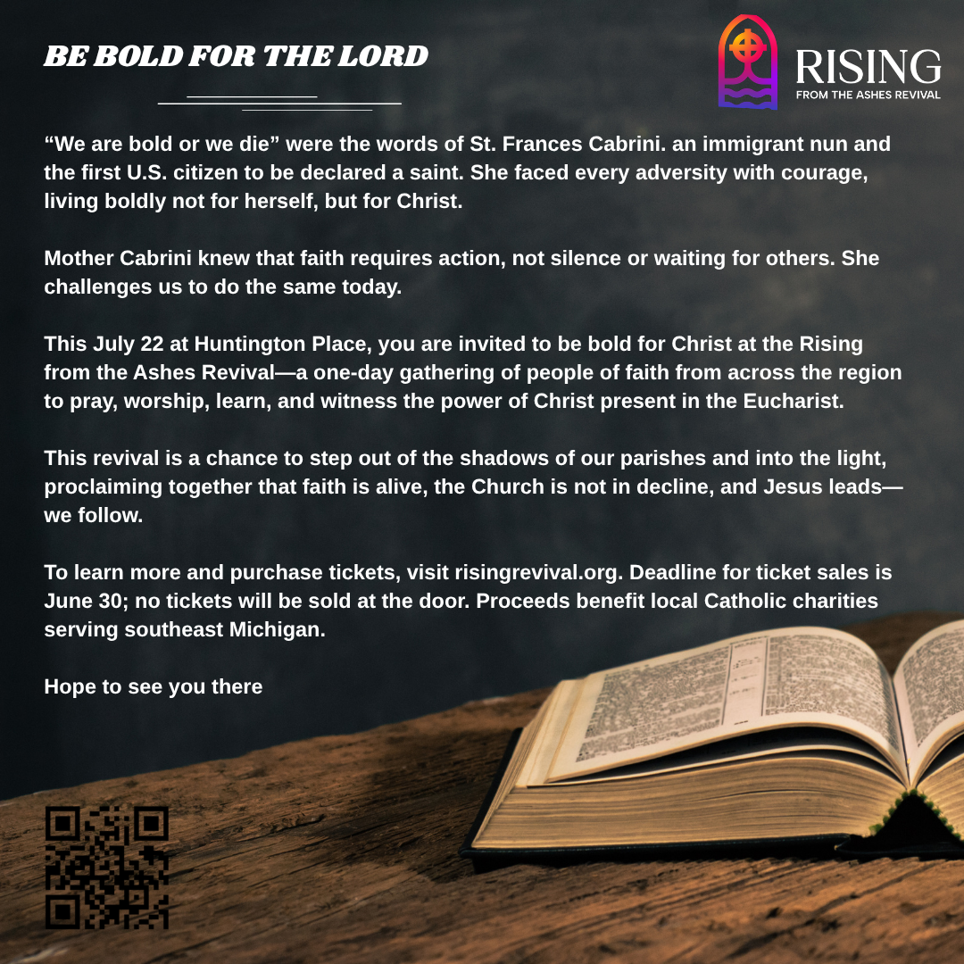 Be Bold for the Lord - July 22, 2026