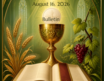 Bulletin August 16, 2026