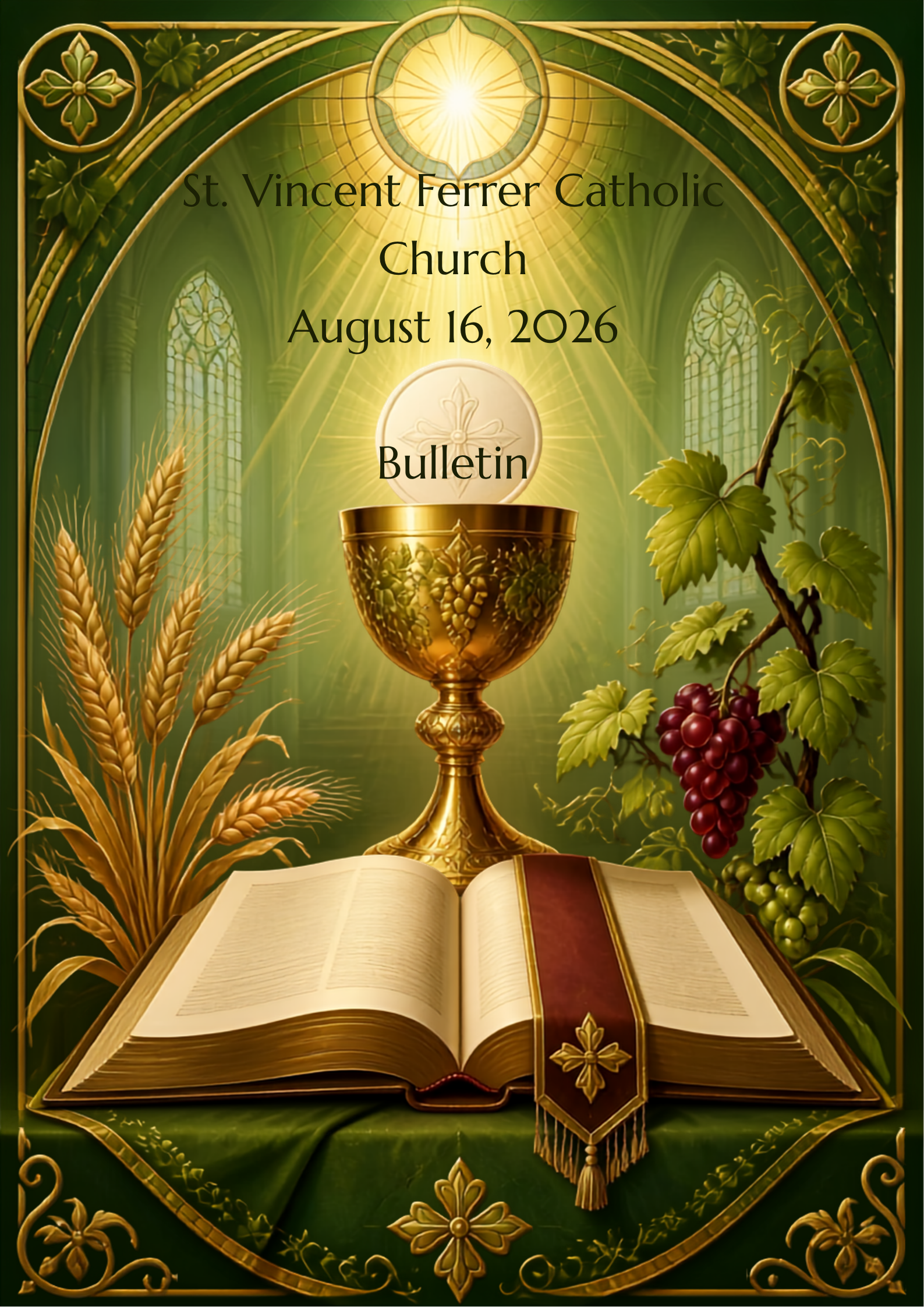 Bulletin August 16, 2026
