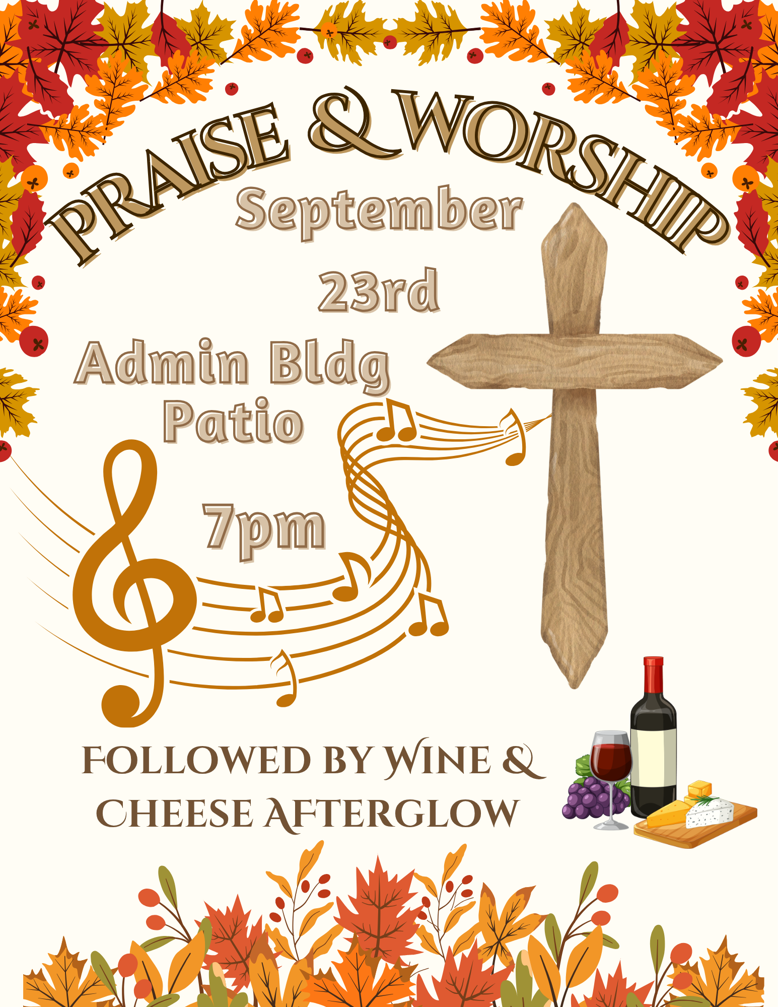 Praise and Worship - September 23, 7pm