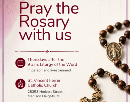Rosary - Thursdays after 9am Liturgy of the Word